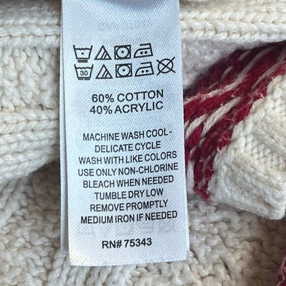 Jingles & Joy Red and White Knit Dress Infant 6 - 9 Months Christmas Holiday - Picture 8 of 8